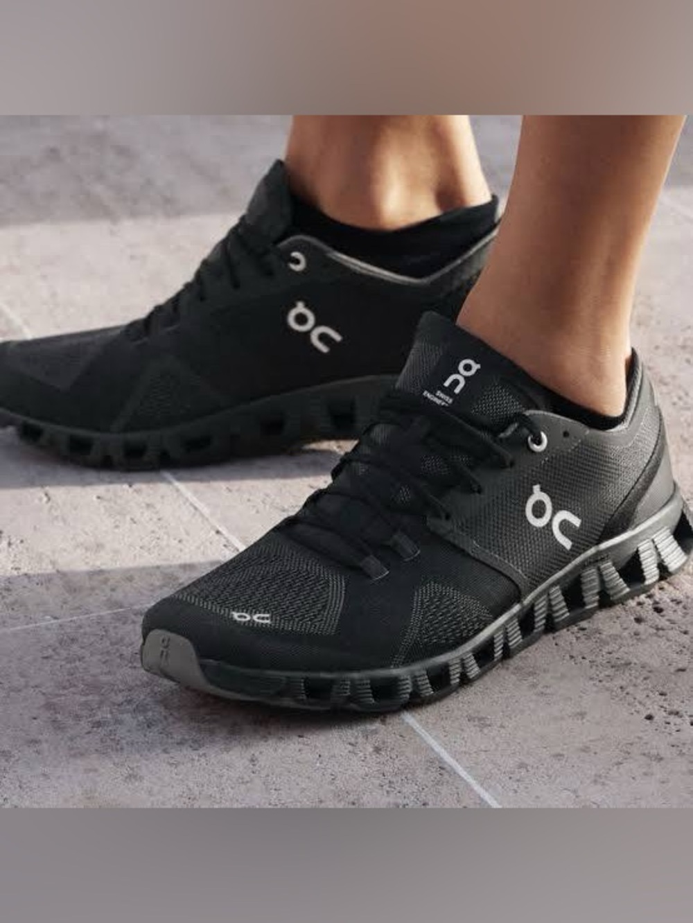 On Men’s Cloud X Athletic Running Shoes Size 12 Black Asphalt